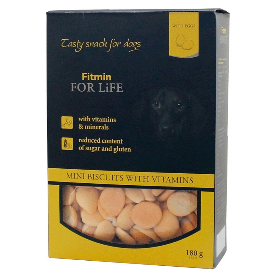 Levně FITMIN For life piškoty pro psy mini 180 g
