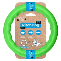 PITCHDOG Ring pěnový kruh pro psy zelený 1 ks, Velikost: 17