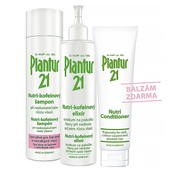 PLANTUR 21 Set šampon a tonikum + balzám ZDARMA