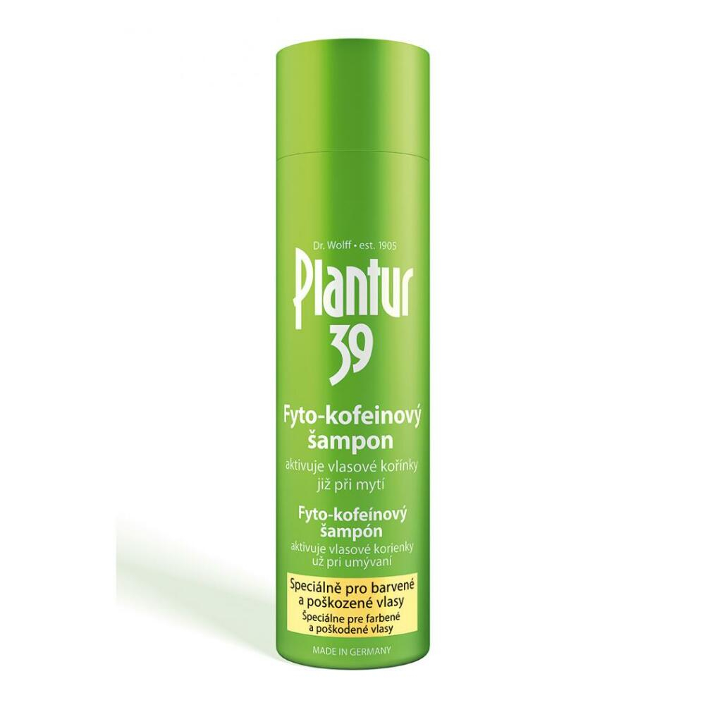 E-shop PLANTUR 39 Fyto-kofeinový šampon pro barvené a poškozené vlasy 250 ml