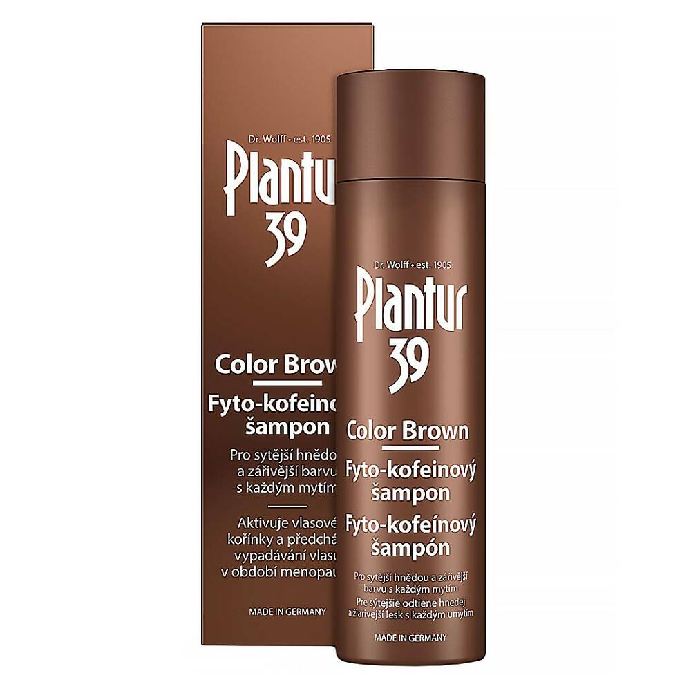 Levně PLANTUR 39 Color Brown Fyto-kofeinový šampon 250 ml