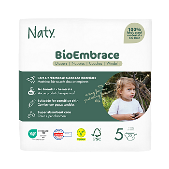 ECO BY NATY Bioembrace junior plenky 11-25 kg 22 kusů (Plenky 5 (11 - 25 kg)) - Ekologické