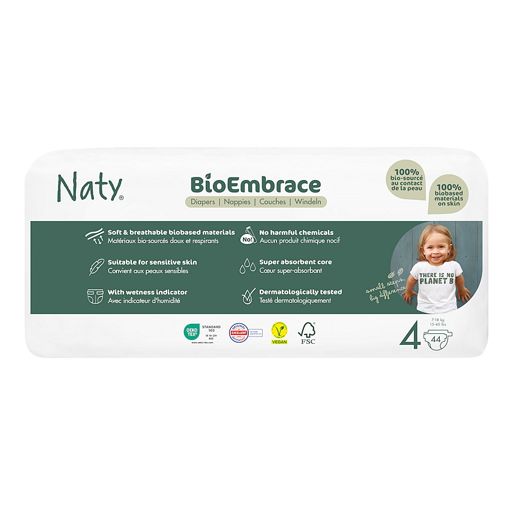ECO BY NATY Bioembrace maxi plenky economy pack 7 - 18 kg 44 kusů