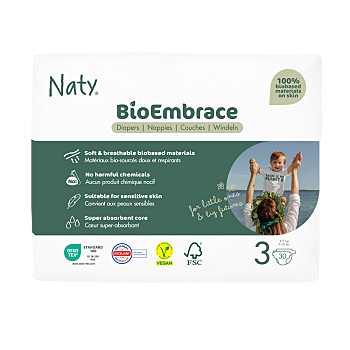 ECO BY NATY Bioembrace midi 4-9 kg 30 kusů (Plenky 3 (4 - 10 kg)) - Ekologické