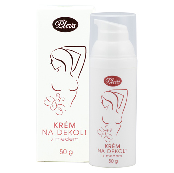 PLEVA Krém na dekolt s medem 50 g (Přírodní pleťové krémy) - Omlazující, Hydratační, Regenerační, Zpevňující, Přírodní, Vyhlazující, Zvláčňující