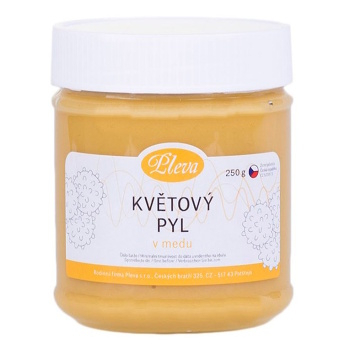 PLEVA Květový pyl v medu 250 g (Medy) - Sladké, RAW, Přírodní
