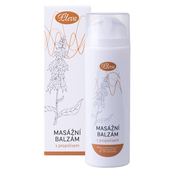 PLEVA Masážní balzám s propolisem 150 g (Přírodní péče o tělo) - Přírodní, Neparfémované, Parfémované, Hřejivé, Hojivý