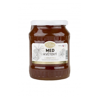 PLEVA Med květový z oblasti lesa 950 g (Medy) - Sladké, RAW, Přírodní