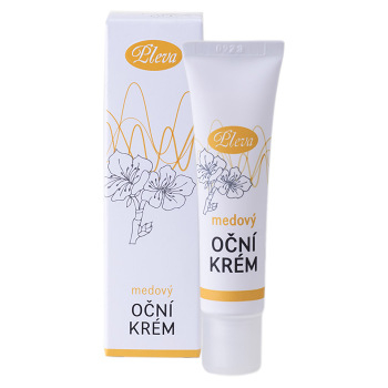 PLEVA Medový oční krém 15 g (Přírodní pleťové krémy) - Omlazující, Rozjasňující, Přírodní, Vyhlazující