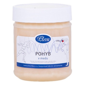 PLEVA Pohyb v medu 250 g (Medy) - Vícesložkové, Sladké, RAW, Přírodní