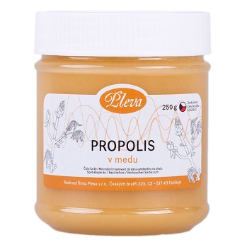 PLEVA Propolis v medu 250 g (Medy) - Vícesložkové, Sladké, RAW, Přírodní