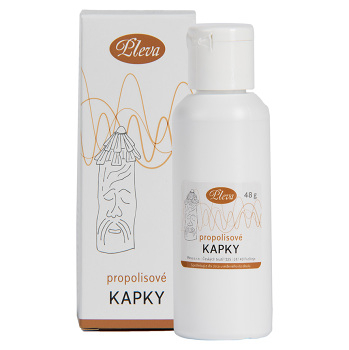 PLEVA Propolisové kapky 48 g (Přírodní péče o tělo) - Zklidňující, Přírodní, Neparfémované, Hojivý