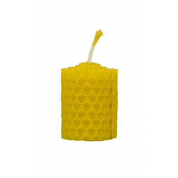 PLEVA Svíčka ze včelího vosku 30x33 mm (Vonné svíčky) - Přírodní
