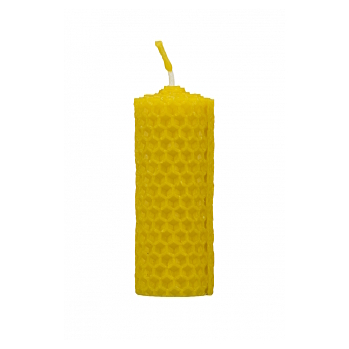 PLEVA Svíčka ze včelího vosku 30x67 mm (Vonné svíčky) - Přírodní