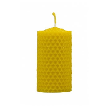 PLEVA Svíčka ze včelího vosku 40x67 mm (Vonné svíčky) - Přírodní