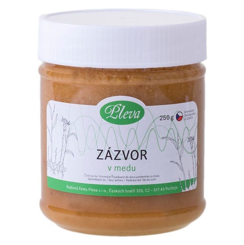 PLEVA Zázvor lékařský v medu 250 g