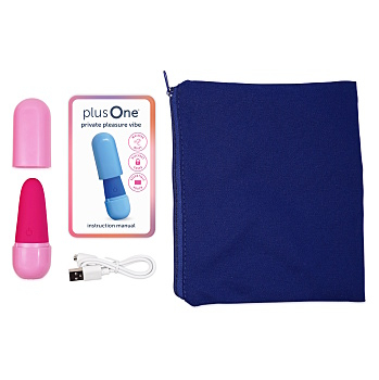 PLUSONE Intimní vibrátor pink passion (Vibrační erotické pomůcky a kroužky) - Vibrující