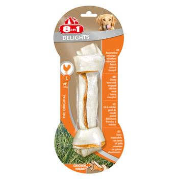 8IN1 Delights kost žvýkací L (Dentální pamlsky pro psy)