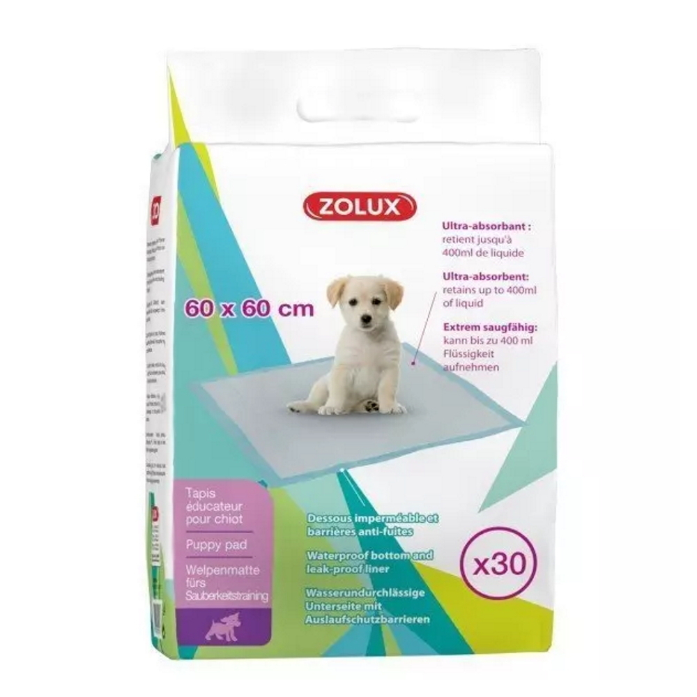 E-shop ZOLUX Podložka štěně ultra absorbent 60x60 cm 30 ks