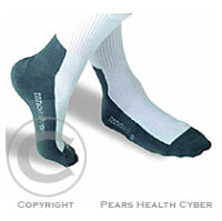 Ponožky NANOSILVER antibakteriální Sport bílé velikost 35-41