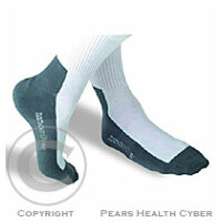 Ponožky NANOSILVER antibakteriální Sport bílé velikost 42-47