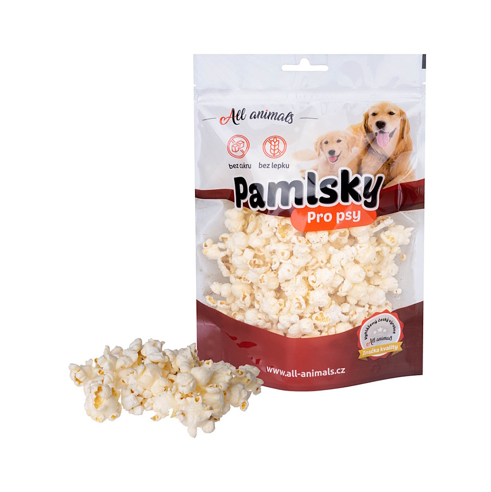 All Animals Popcorn s příchutí hovězího masa pro psy