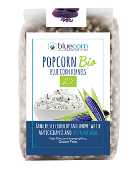 POPCROP Modrá kukuřice na popcorn BIO 350 g (Bio rýže, obilniny a luštěniny) - BIO