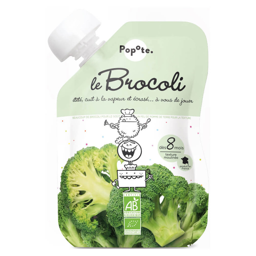 E-shop POPOTE Zeleninová kapsička brokolice od 8.měsíců BIO 120 g