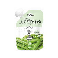 POPOTE Zeleninová kapsička hrášek od 4.měsíce BIO 120 g