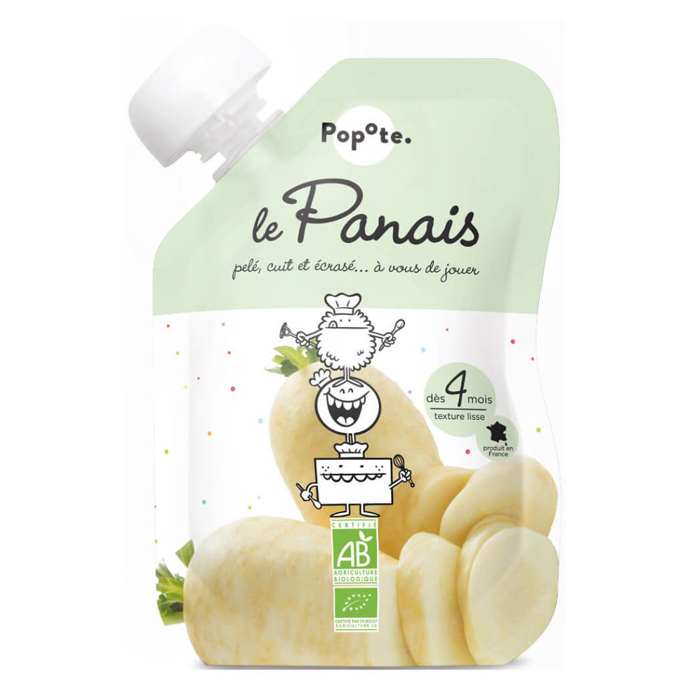 E-shop POPOTE Zeleninová kapsička pastinák od 4.měsíce BIO 120 g