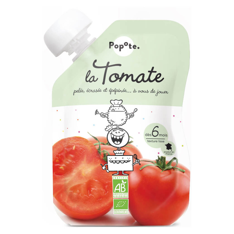 POPOTE Zeleninová kapsička rajče od 6.měsíců BIO 120 g