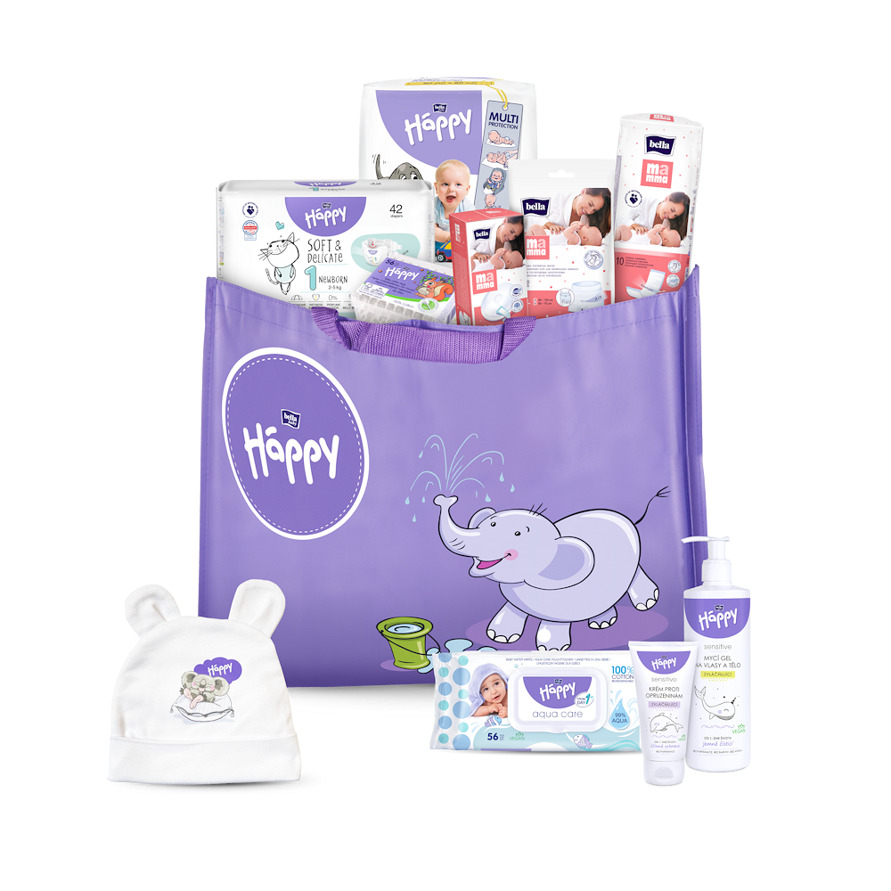 Levně BELLA HAPPY Porodnický balíček XL BASIC