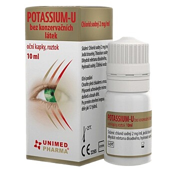 POTASSIUM-U Oční kapky 10 ml (Kapky do očí)