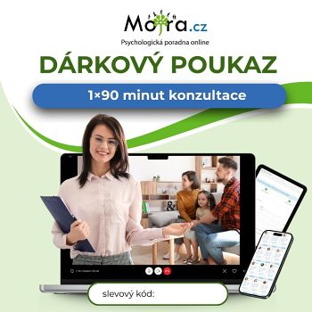 Poukaz na konzultaci s psychologem Mojra.cz 1 x 90 min (Vzdálená odborná péče)