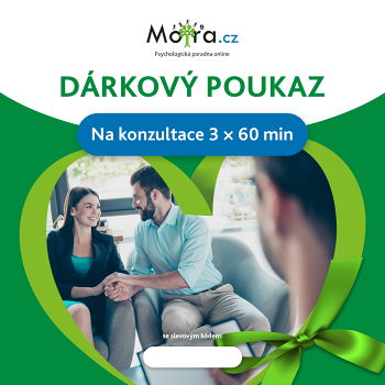 Poukaz na konzultaci s psychologem Mojra.cz 3x60 min