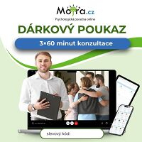 Poukaz na konzultaci s psychologem Mojra.cz 3 x 60 min