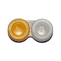 POUZDRO Anti-bakteriální na kontaktní čočky 1 ks, Barva: Žlutá