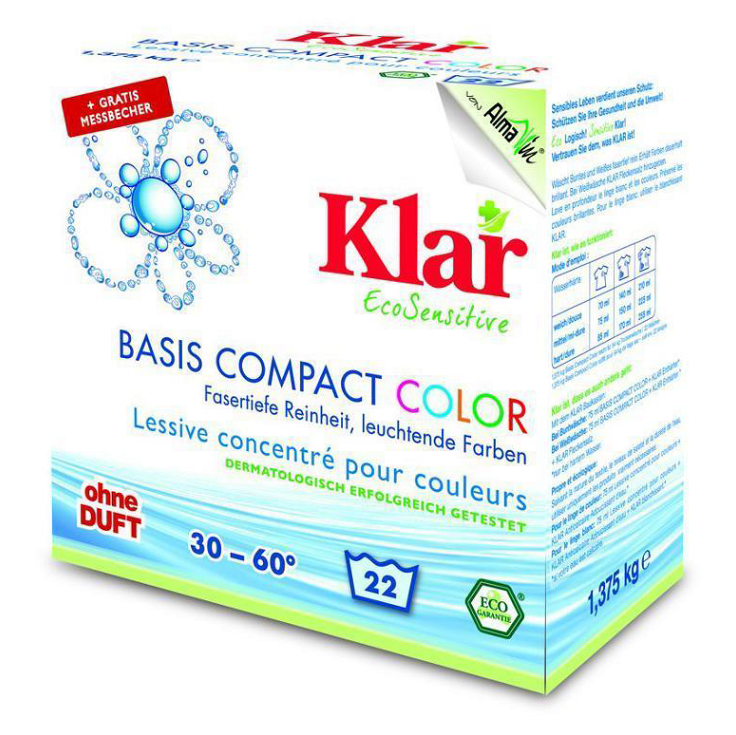 E-shop KLAR Prací prášek na barevné prádlo 1,375 kg