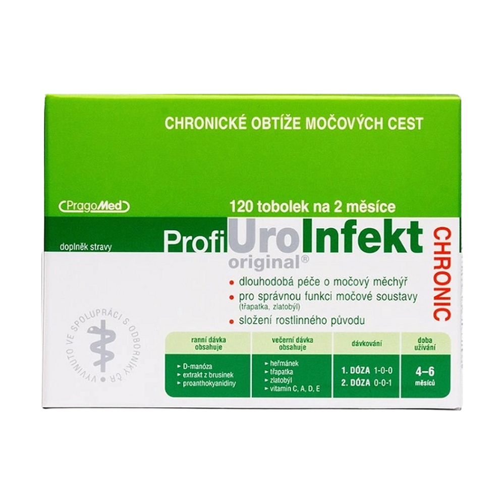 Pragomed ProfiUro Infekt Chronic 60+60 tobolek