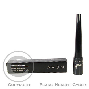 Práškové oční stíny s aplikátorem (Precision Glimmer Powder Eyeshadow) 1 g (Black) av30106c10