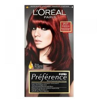 L'ORÉAL Féria Preférence P37 Tmavě červená (Barvy na vlasy, melír na vlasy)