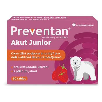 PREVENTAN Akut Junior 30 tablet (Lyzáty, enzymy, nukleotidy) - Vícesložkové