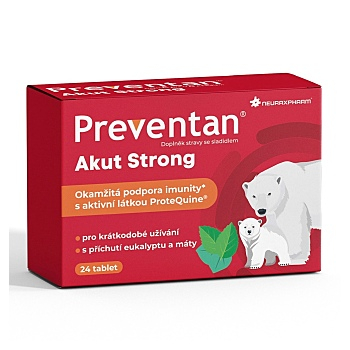 PREVENTAN Akut Strong 24 tablet (Lyzáty, enzymy, nukleotidy) - Vícesložkové
