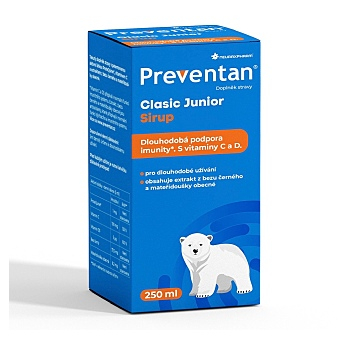 PREVENTAN Clasic junior sirup 250 ml (Lyzáty, enzymy, nukleotidy) - Vícesložkové