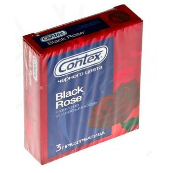 Prezervativ Contex Black Rose 3 ks