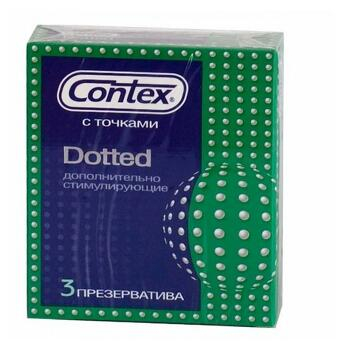 Prezervativ Contex Dotted 3 ks
