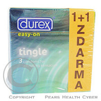 Prezervativ Durex Tingle Easy On (1+1) 3 + 3ks P0001