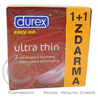 Prezervativ Durex Ultra Thin (1+1) 3 + 3 ks