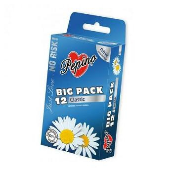 PEPINO prezervativ Big pack Classic 12 kusů poškozený obal