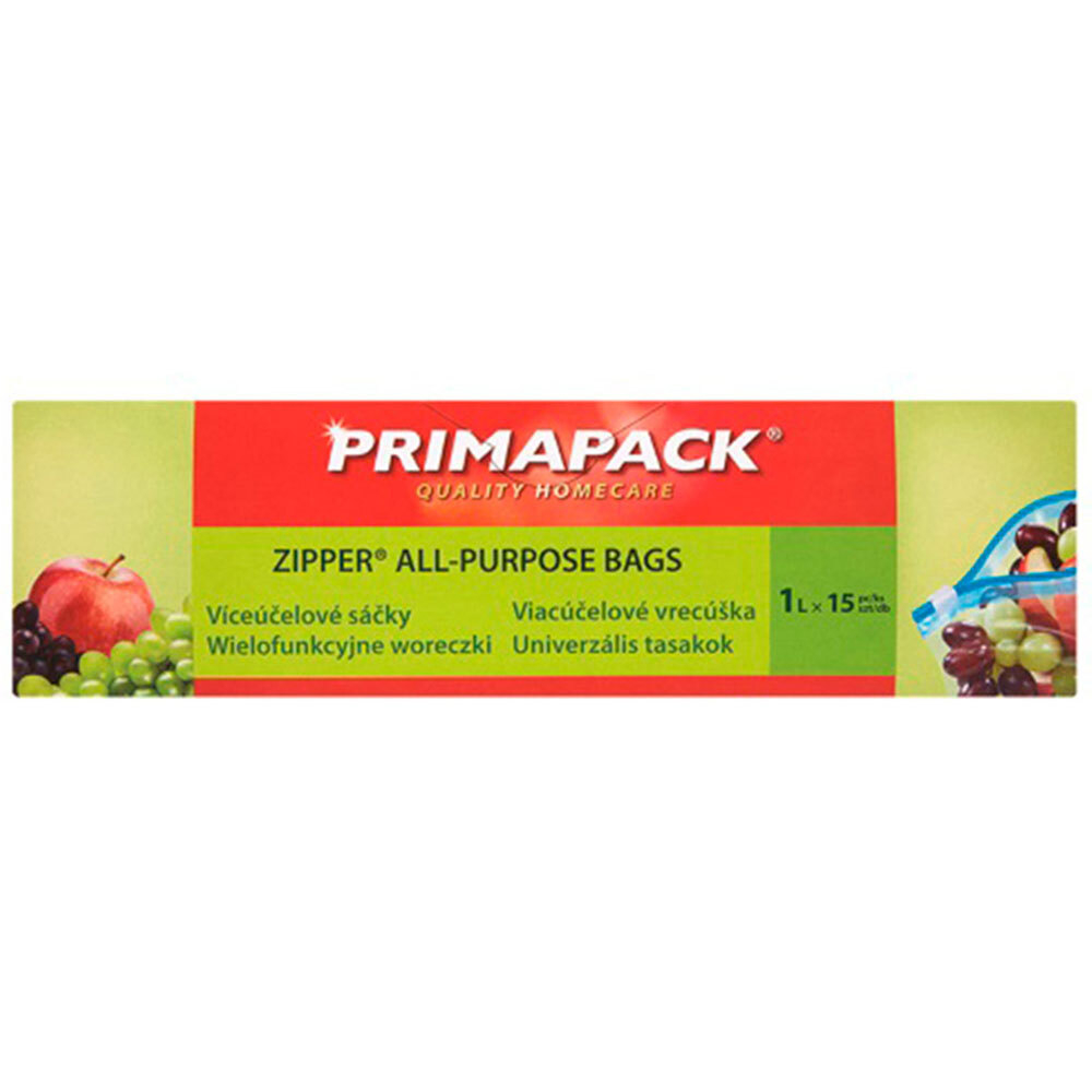 E-shop PRIMAPACK Zipper® Víceúčelové sáčky 1L/15ks